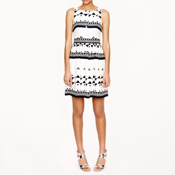 J. Crew Dresses & Skirts - J. Crew Button Front Print Dress in Roller Girl